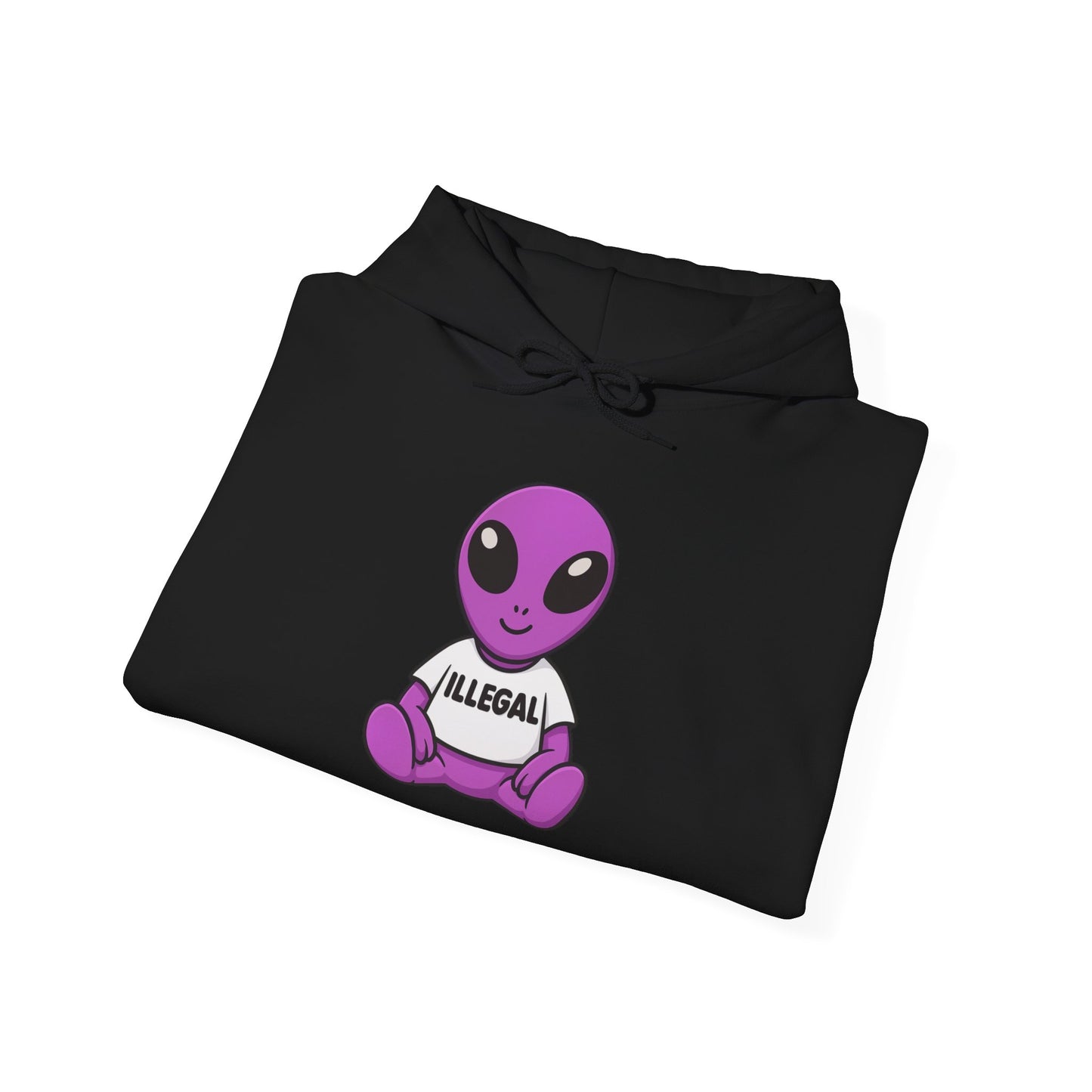 The Coolest Purple Alien Print Hoodie Ever!!!!!