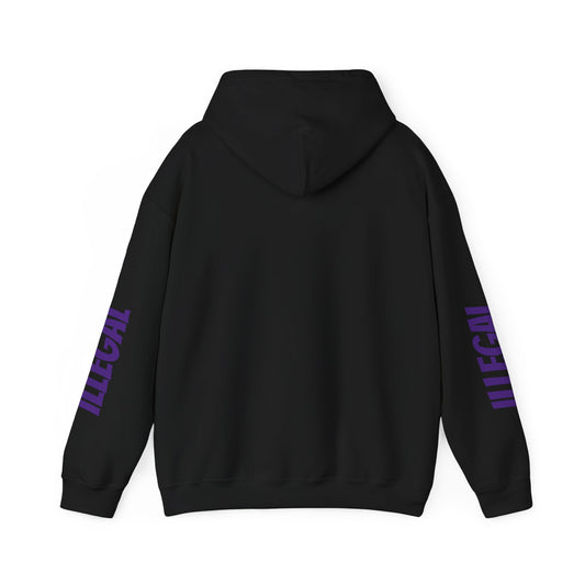 The Coolest Purple Alien Print Hoodie Ever!!!!!