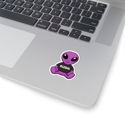 Purple Alien Sticker!!!!
