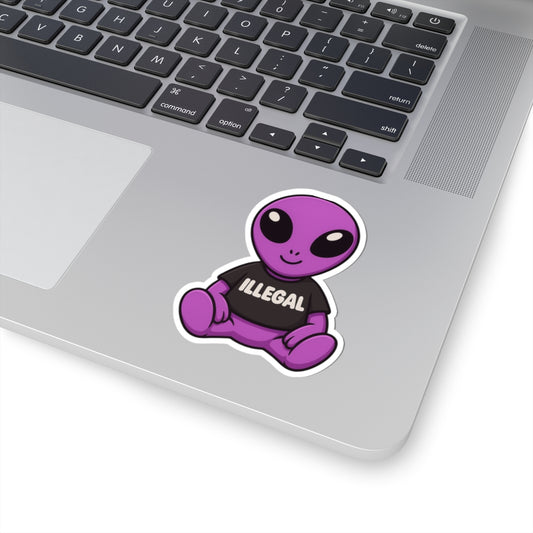 Purple Alien Sticker!!!!